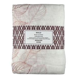 Záclona na páske Holly polyester svetlo ružový 140x260 Merkury Home II/22 vyobraziť