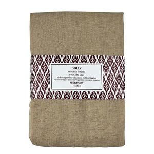 Záclona na stuhách Dolly polyester béžová 140x180 (x2) Merkury Home vyobraziť
