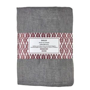 Záclona na stuhách Dolly polyester tmavo šedá 140x180 (x2) Merkury Home II/2 vyobraziť