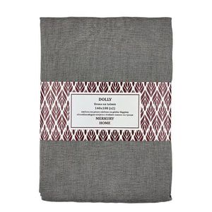 Záclona na páske Dolly polyester tmavo šedá 140x180 (x2) Merkury Home vyobraziť