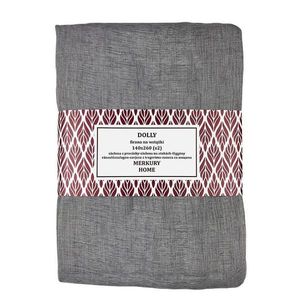 Záclona na stuhách Dolly polyester tmavo šedá 140x260 (x2) Merkury Home II/2 vyobraziť
