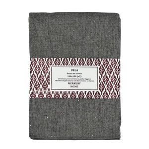 Záclona na páske Ulla polyester tmavo šedá 140x180 Merkury Home II/22 vyobraziť