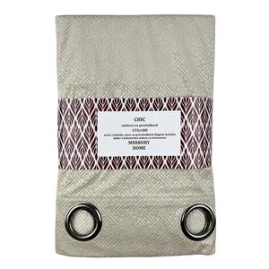 Záves Chic na priechodkách 135x180 ecru Merkury Home vyobraziť