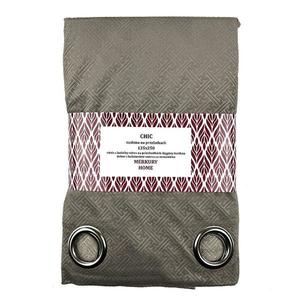 Záves Chic na priechodkách 135x250 šedá Merkury Home vyobraziť