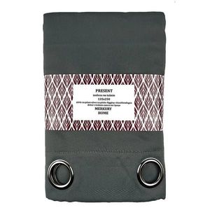 Záves Present na priechodkách 135x250 tmavo šedá Merkury Home vyobraziť