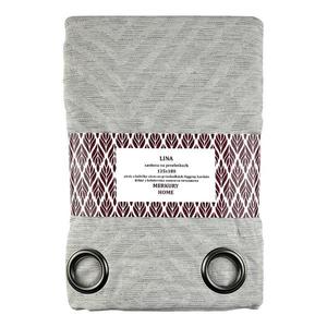 Záves Lina na priechodkách 135x180 ecru Merkury Home vyobraziť
