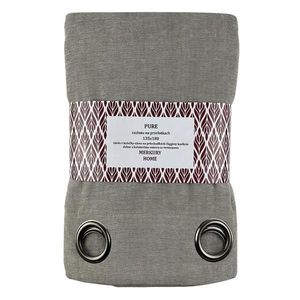 Záves Pure na priechodkách 135x180 šedá Merkury Home vyobraziť