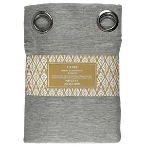 Záves na priechodkách Allure 135x250 sivá Merkury Home vyobraziť