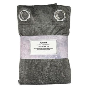 Záves na priechodkách MJ82101/9 135x250 šedá vyobraziť