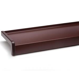 Oceľový parapet 20x150 hnedá RAL 8017 vyobraziť
