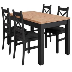 Jedálenská zostava Mini čierna/artisan vyobraziť