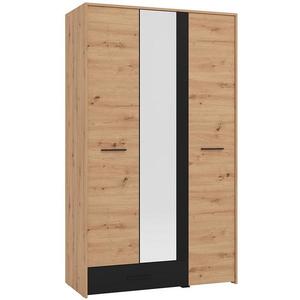 Skriňa Varadero artisan/čierny 3K1F1O 11011627 vyobraziť