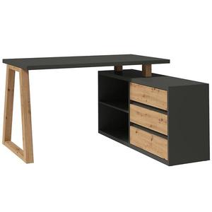 Set Iga II Písací stôl+Komoda Grafit / Dub Artisan vyobraziť