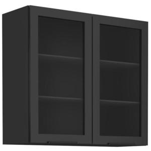 Kuchynská skrinka Monza orech okapi 80gs-72 2f vyobraziť