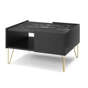 Konferenčný stolík Harmony L97 čierna grafit/mramor black vyobraziť