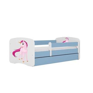 Detská Posteľ. Babydreams+Sz+M Modrá 70x140 Jednorožec vyobraziť