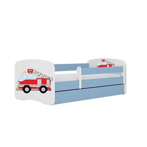 Detská Posteľ. Babydreams+Sz+M Modrá 70x140 hasičský zbor vyobraziť