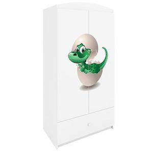 Skriňa Babydreams Biely – Dino vyobraziť