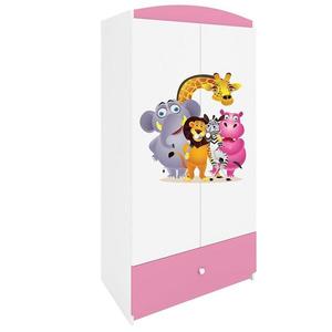 Skriňa Babydreams Ružová – Zoo vyobraziť
