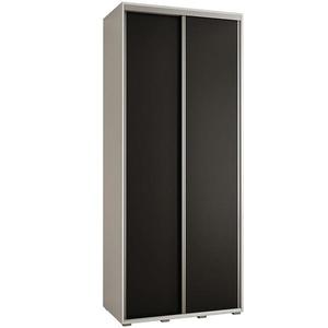 Skriňa 45 Canaris 1 100 biela/čierna/silver vyobraziť