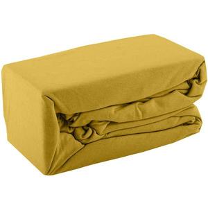 Prestieradlo jersey s gumkou 115GSM 180x200 žltá vyobraziť