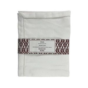 Obrúsok SAGA biela 45x45 easy care vyobraziť