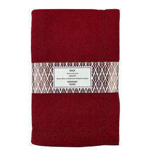Obrus SAGA bordová 160x220 easy care vyobraziť