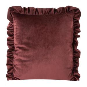 Obliečka na vankúš Velvet/25/N 45x45 červený volán 387651 vyobraziť