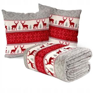 Deka + 2 obliečky Scandi Deer 130x170 cm vyobraziť