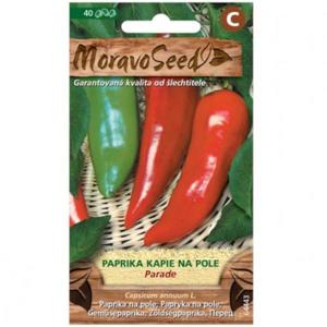 Paprika zeleninová skorá Parade, na pole, typ kapie vyobraziť