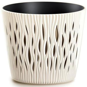 Kvetináč Sandy Round krémový DSR190-CY728 vyobraziť