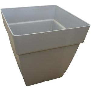 Kvetináč CAPRI SQUARE 40 cm light grey vyobraziť