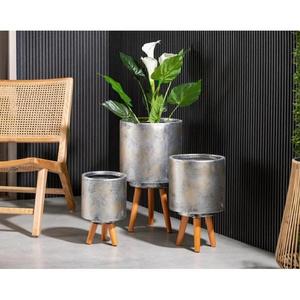 KVETINÁČ LT14371T-3S 31.5X31.5X34.5 P140 STRIEBORNÝ vyobraziť