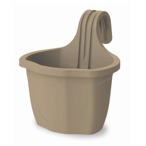 Kvetináč Nizza Balcony S 23x18x24, 5h 3lt Mocca Nbm-23 vyobraziť