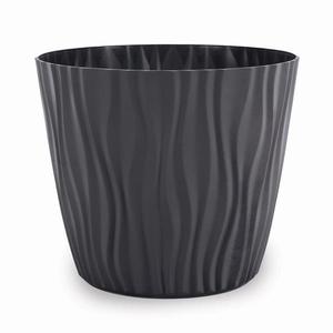Kvetináč Sahara 18x16h 3, 1lt Antracit Sa18 vyobraziť