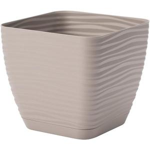 Sahara Petit štvorec s podstavcom 17 cm taupe vyobraziť