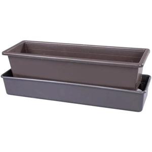 Kvetináč samozavlažovací Lebiš 50 cm/15L/hnedý vyobraziť