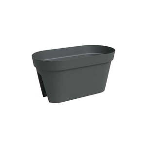 Závesný kvetináč na zábradlie z recyklovaného plastu 60 cm Capri – Artevasi vyobraziť
