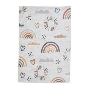 Krémovobiely detský koberec 120x170 cm Vida Kids Rainbow – Think Rugs vyobraziť