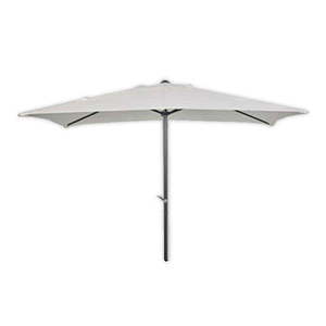Biely slnečník 145x250 cm – Garden Pleasure vyobraziť