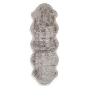 Svetlosivý syntetický behúň 60x180 cm Super Teddy – Think Rugs vyobraziť
