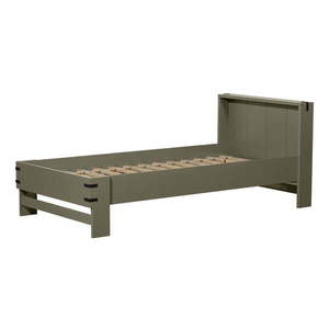 Zelená jednolôžková posteľ 90x200 cm Bobby – WOOOD vyobraziť