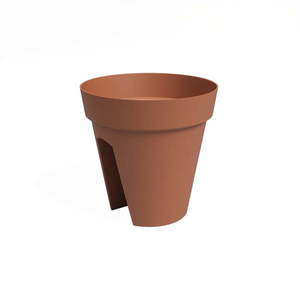 Závesný kvetináč na zábradlie z recyklovaného plastu ø 30 cm Capri – Artevasi vyobraziť