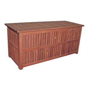 Hnedý záhradný úložný box Plano – Garden Pleasure vyobraziť