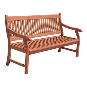 Hnedá drevená záhradná lavica New Jersey – Garden Pleasure vyobraziť
