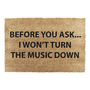 Rohožka z kokosového vlákna 40x60 cm Loud Music – Artsy Doormats vyobraziť