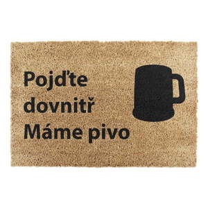 Rohožka z kokosového vlákna 40x60 cm Pivo – Artsy Doormats vyobraziť