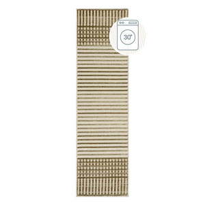 Zelený umývateľný behúň zo ženilky 60x240 cm Elton – Flair Rugs vyobraziť