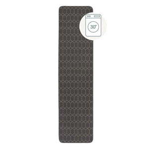 Tmavosivý umývateľný behúň 57x230 cm Argyll – Flair Rugs vyobraziť