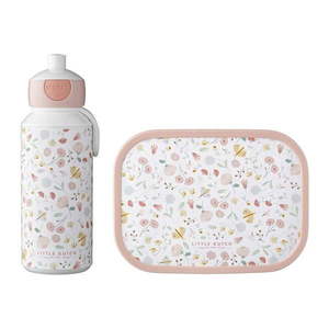 Detský desiatový box s fliaš Flowers & butterflies – Mepal vyobraziť